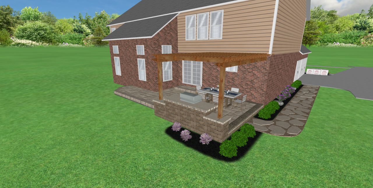 Precision Exterior Digital Design Rendering CG Techo Block