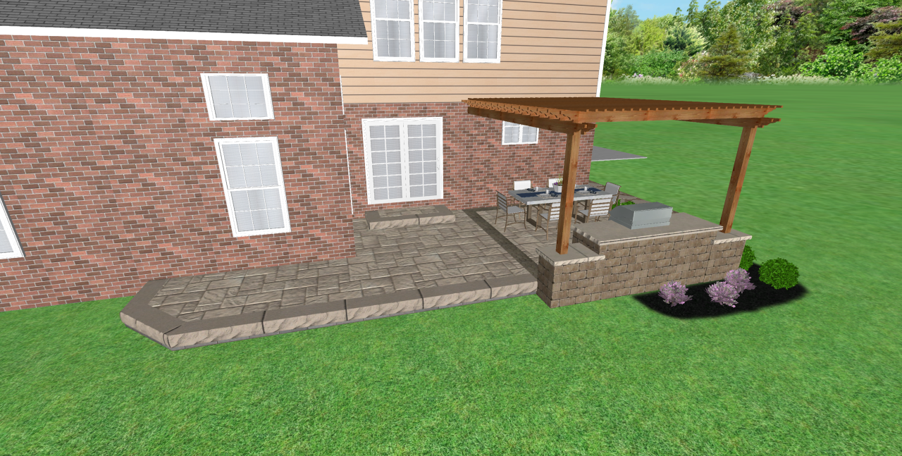 Precision Exterior Digital Design Rendering CG Techo Block