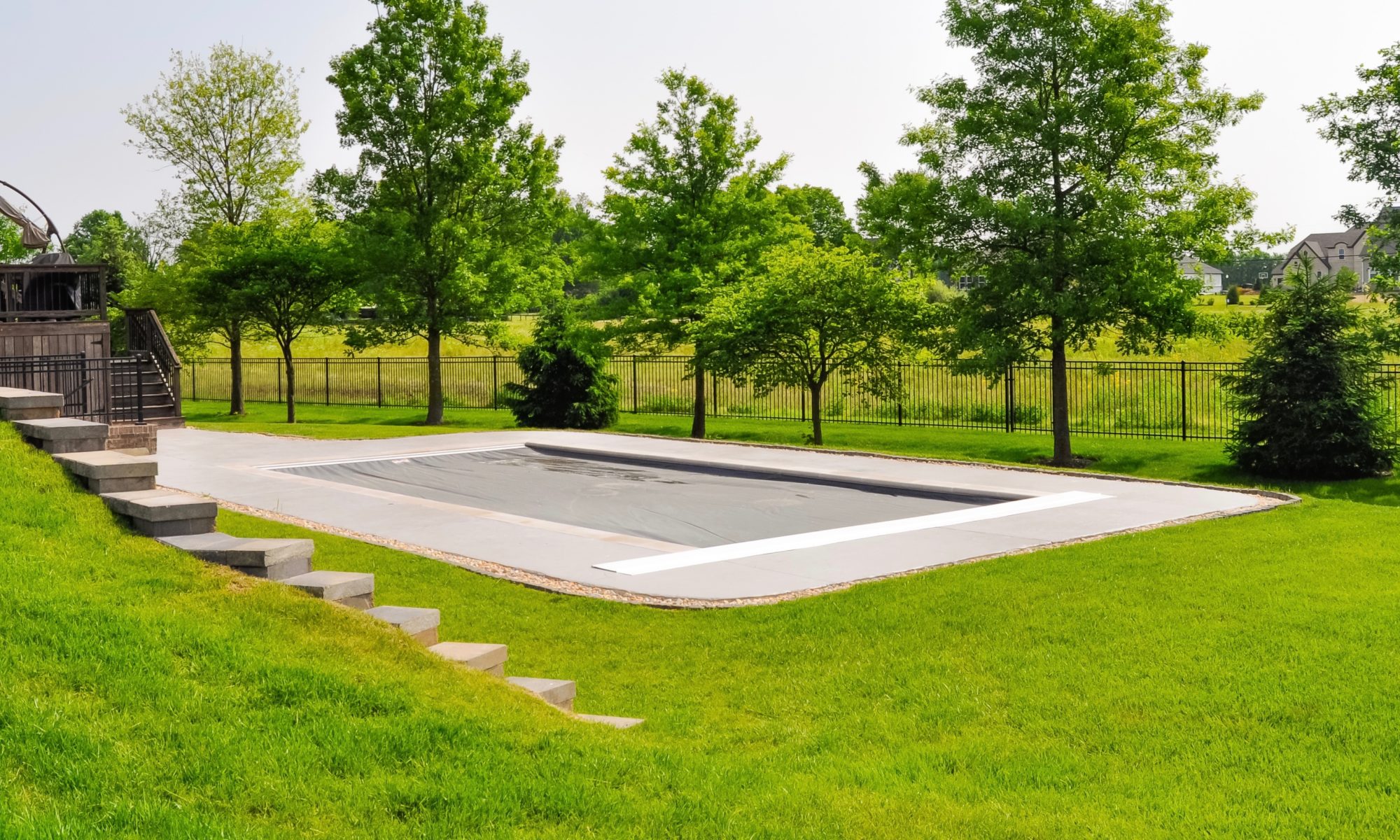 Precision Outdoors Carmel Pool Patio & Retaining Wall stamped concrete patio Italian slate template an accents belgard anchor highland stone cotswold mist color accent contemporary design simple concrete basketball court basic design custom