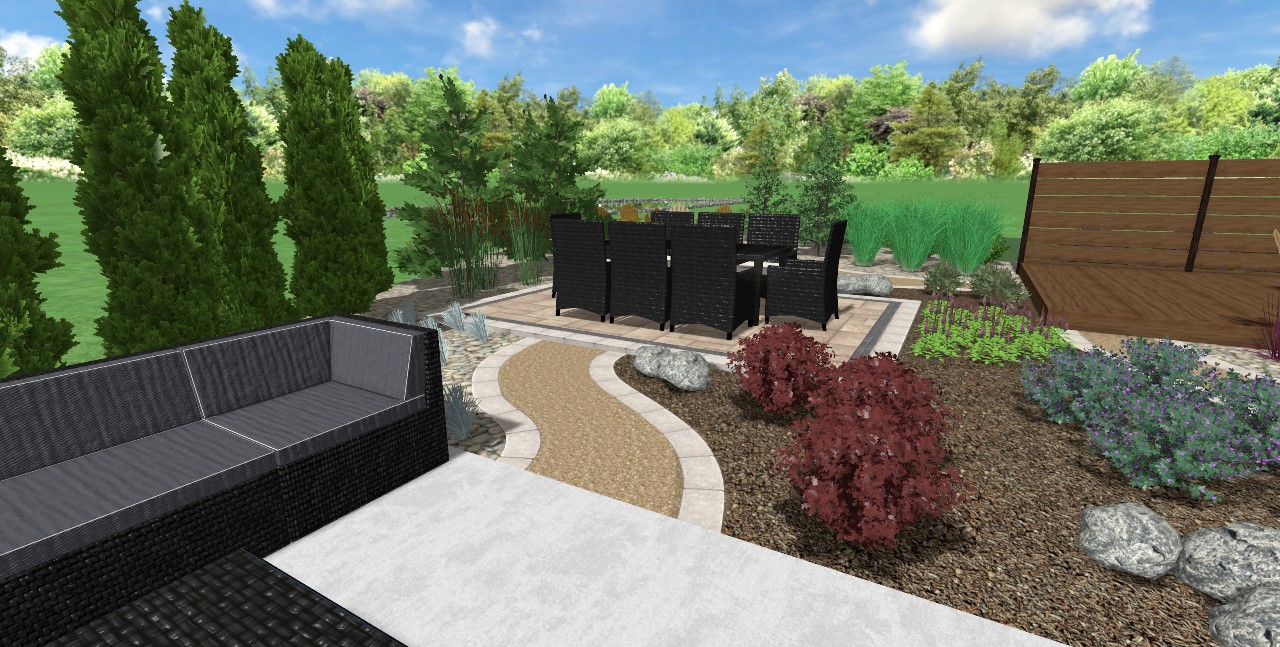 Southwest Remodel precision outdoors design paver patio privacy screen custom walkway fire pit area fence