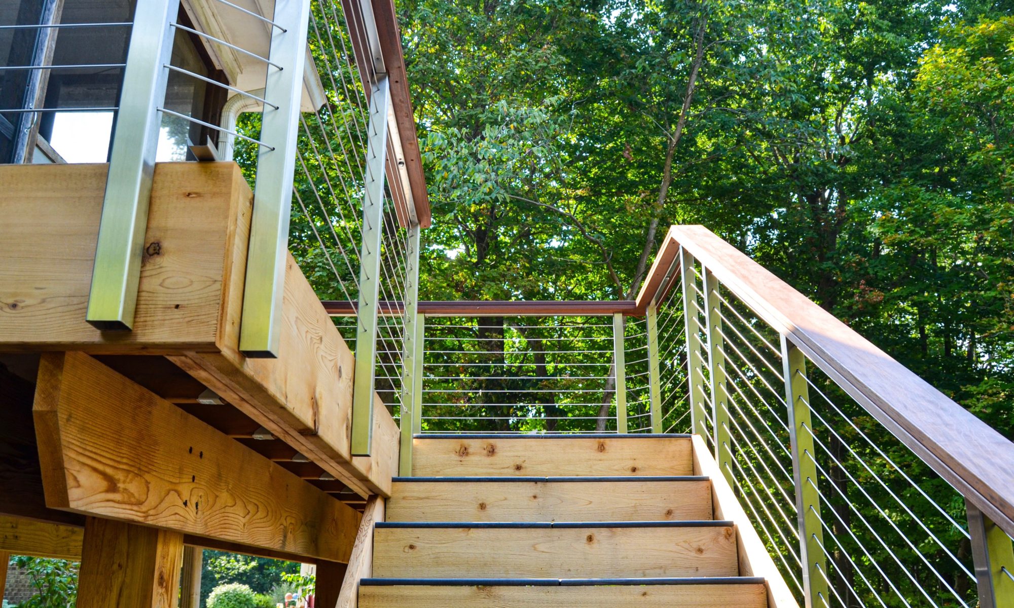 Up Stairs Precision Outdoors Exterior Living Design