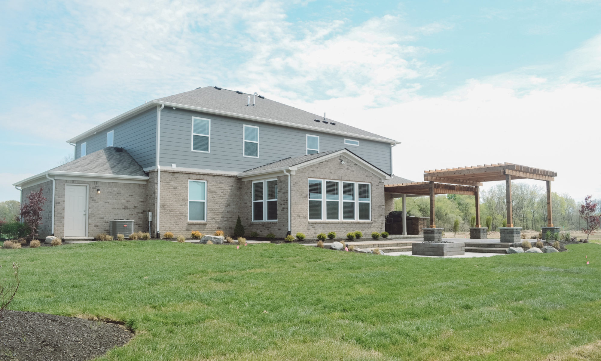precision outdoors lawn care landscaping patio firepit pergola kitchen frill tech bloc fishers Indiana indianapolis