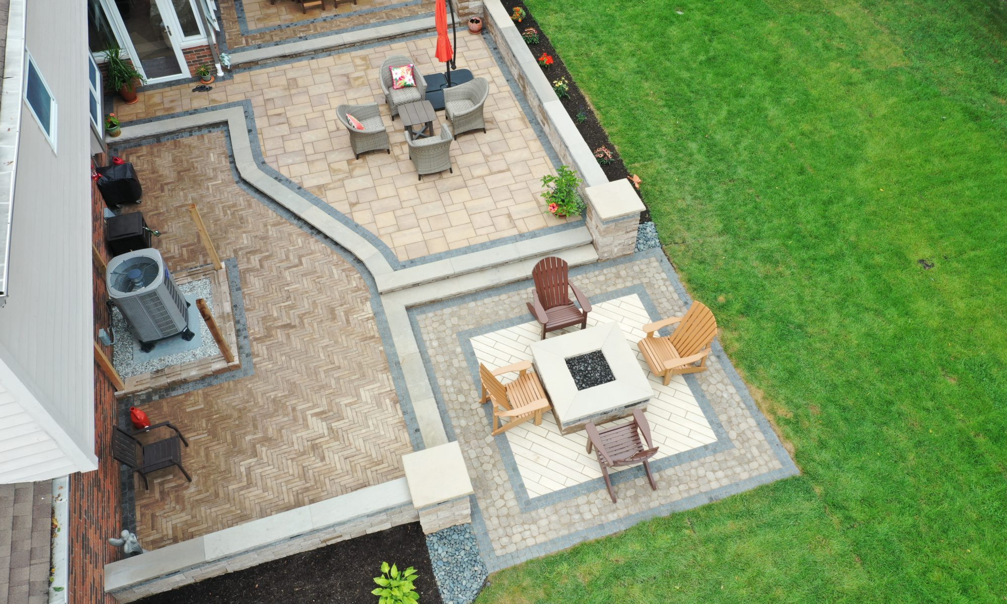 hawthorn ridge precision outdoors pergola paver patio dinning outside backyard oasis brown