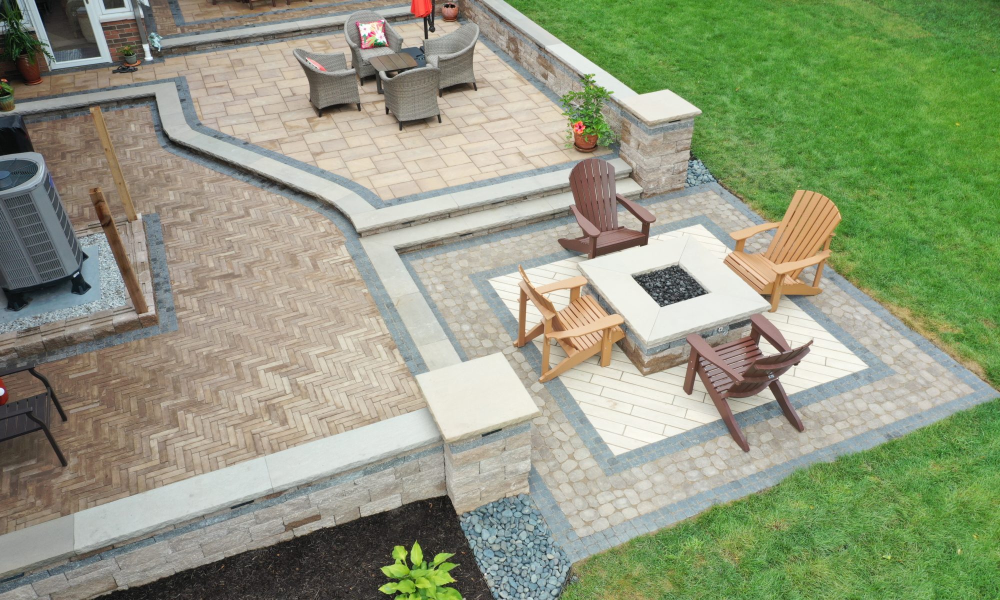 hawthorn ridge precision outdoors pergola paver patio dinning outside backyard oasis brown