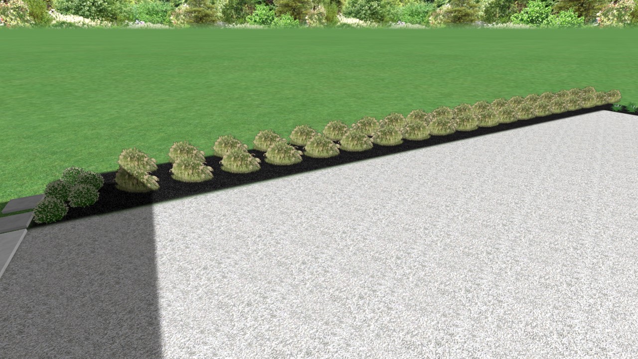Carmel Art Silo Design Precision outdoors landscaping modern walkway path fencing modern Carmel indiana