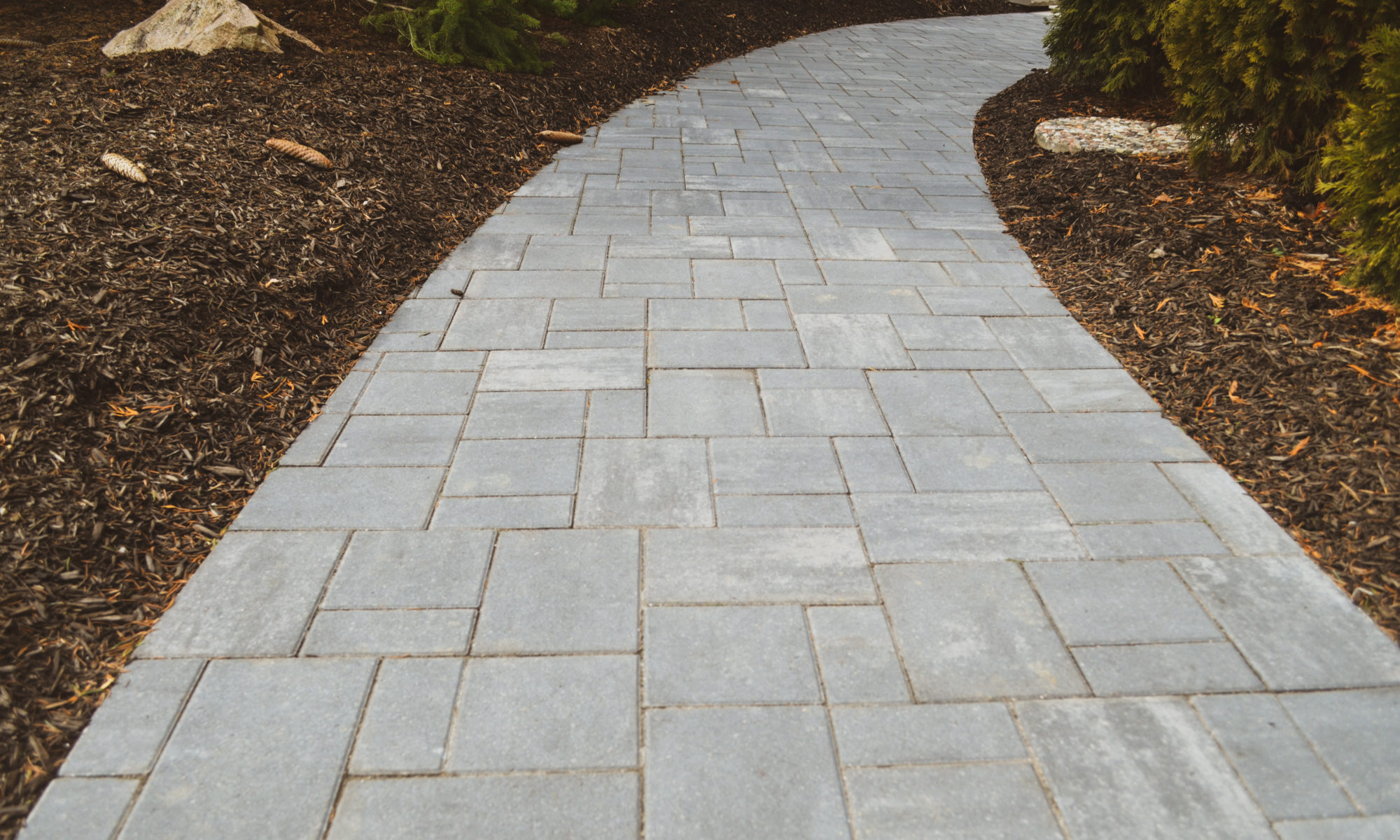 Precision Outdoors Sunken Paver Patio raised deck retaining wall terraced landscaping beds Zionsville indiana beautiful backyard