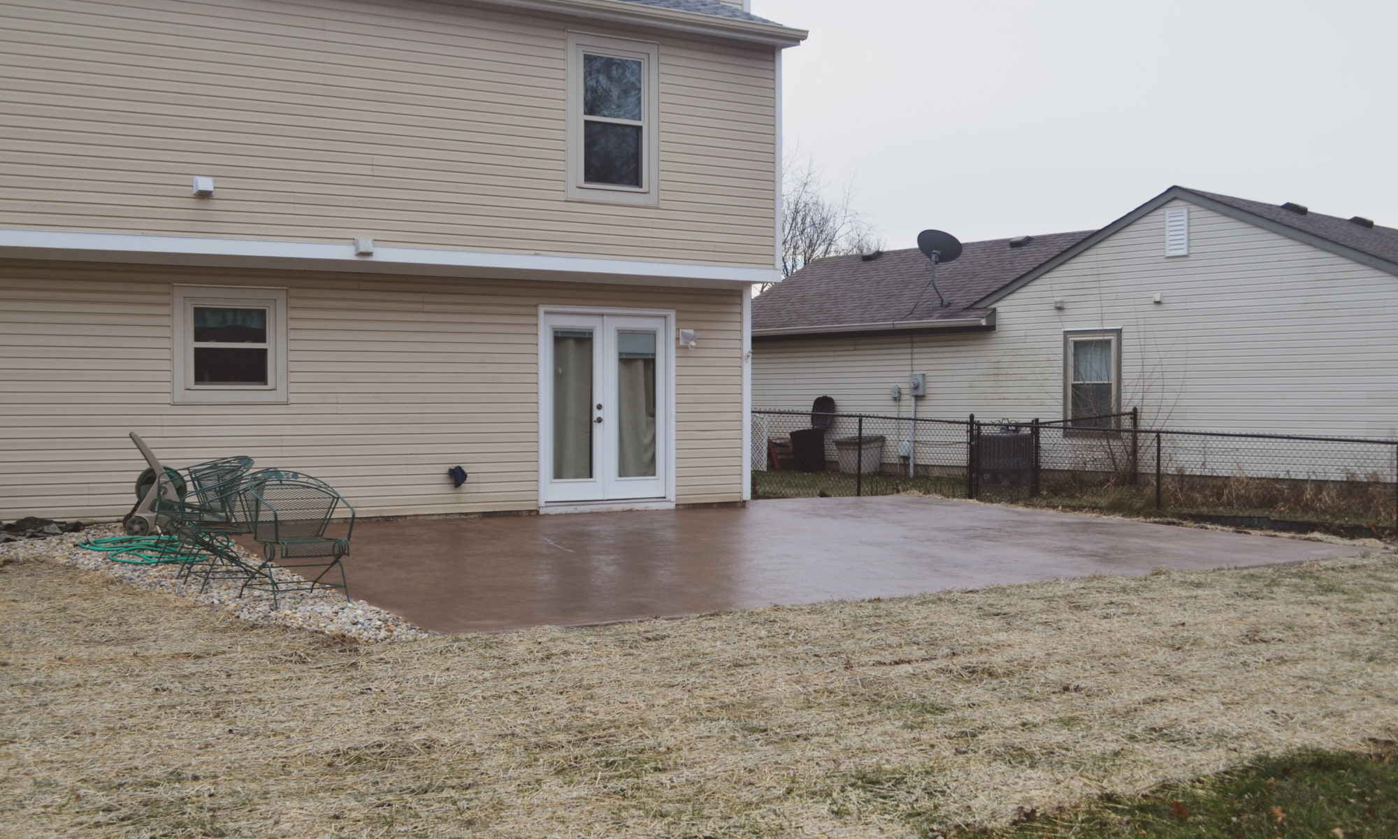 Precision Outdoors Fishers Stamped Concrete Patio Fishers indiana