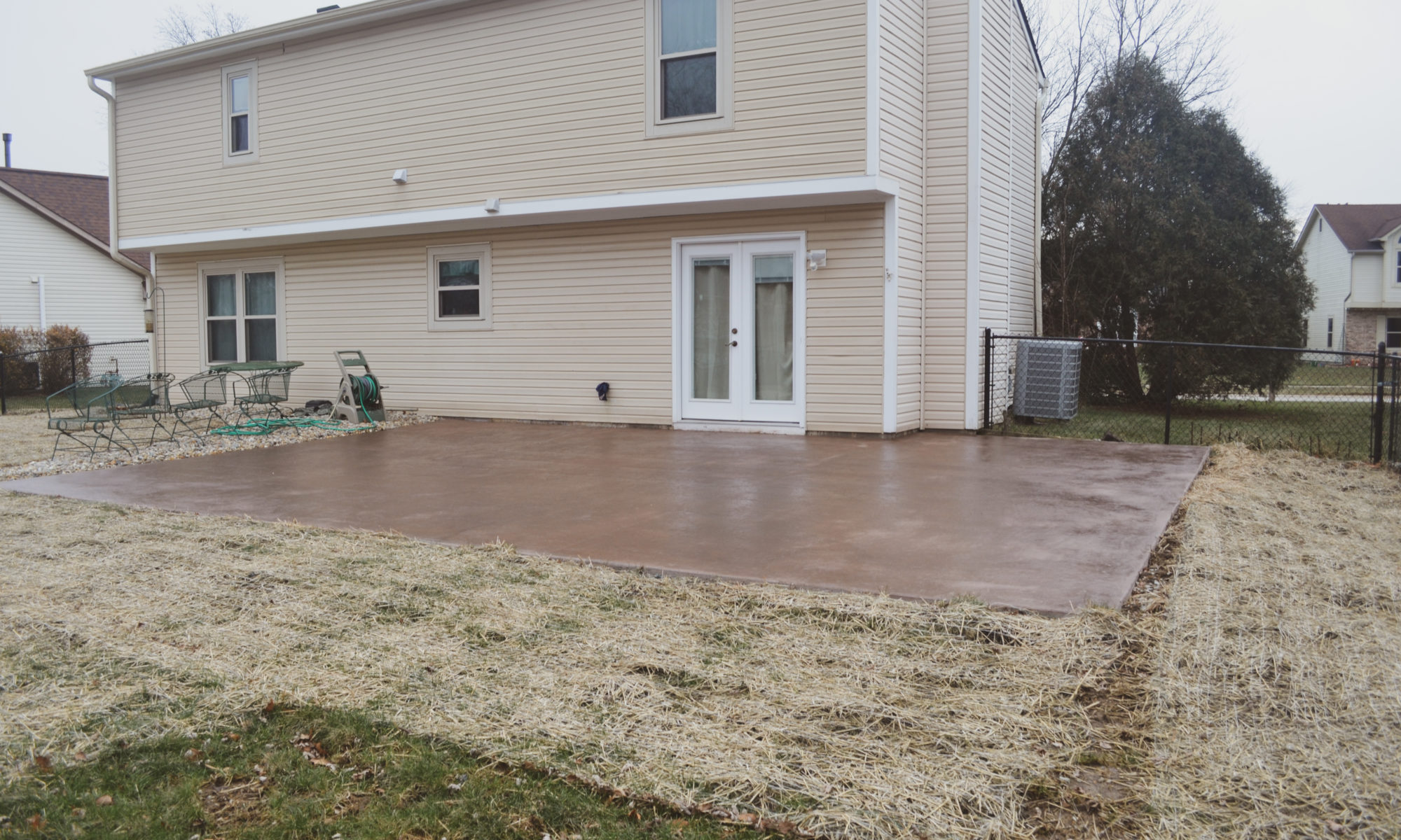 Precision Outdoors Fishers Stamped Concrete Patio Fishers indiana