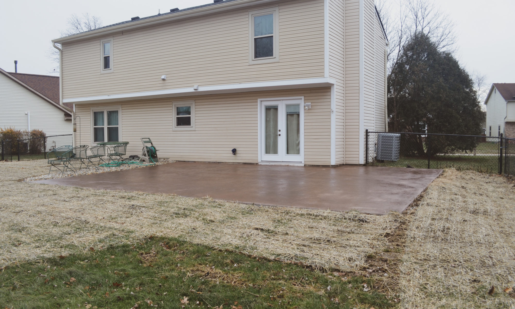 Precision Outdoors Fishers Stamped Concrete Patio Fishers indiana