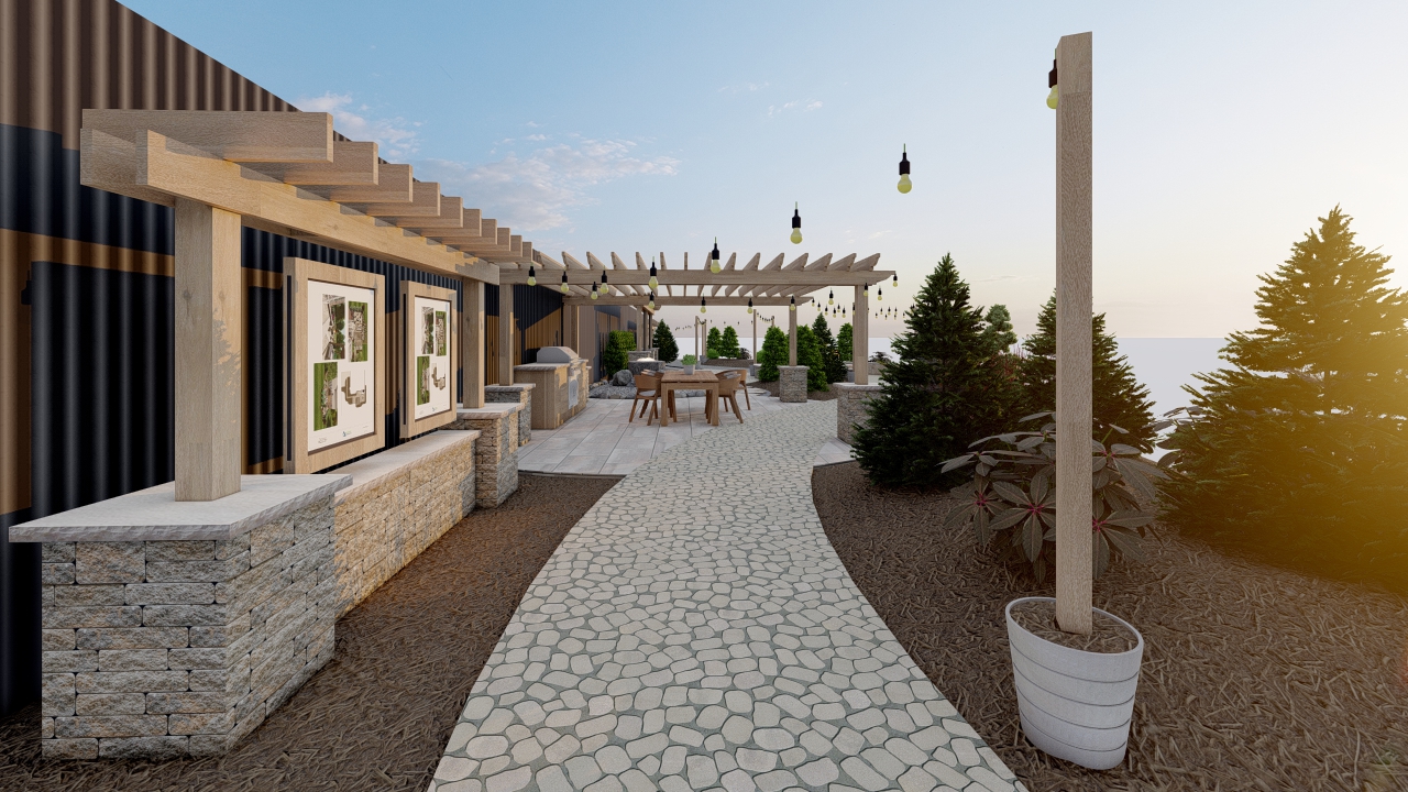 indianapolis indiana flower and patio show 2022 fairgrounds event precision outdoors design and build paver patio gazebo pergola stone wood