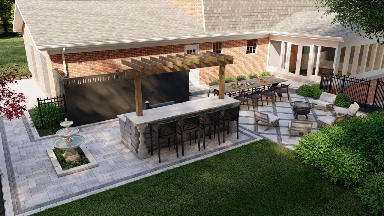 Precision outdoors design Multi Lay Out Backyard