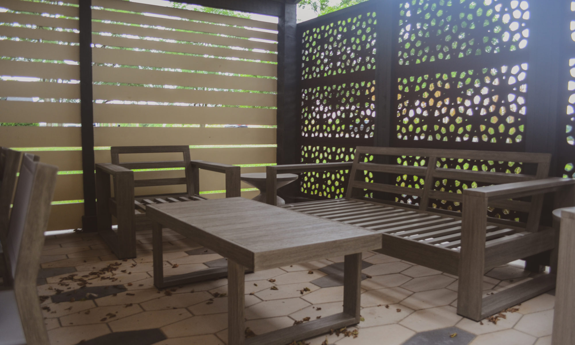 Precision outdoors sophisticated commercial property paver patio modern step walkway cable railing large outdoor dining space outdoor kitchen sink grill miniature refrigerator mini fridge extra seating bar decorative sunscreen sunscreens indianapolis indiana