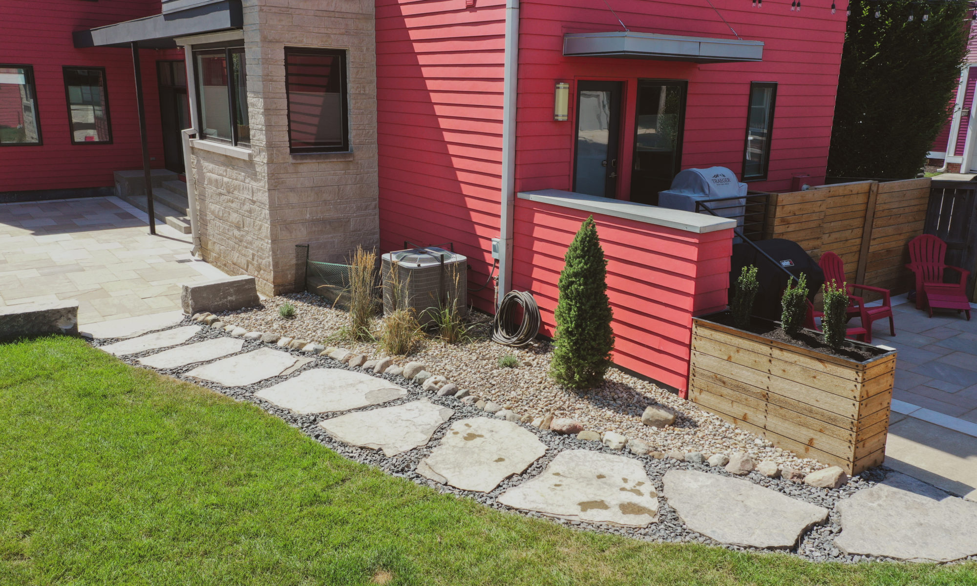 precision outdoors paver patio walking stone landscaping pergola
