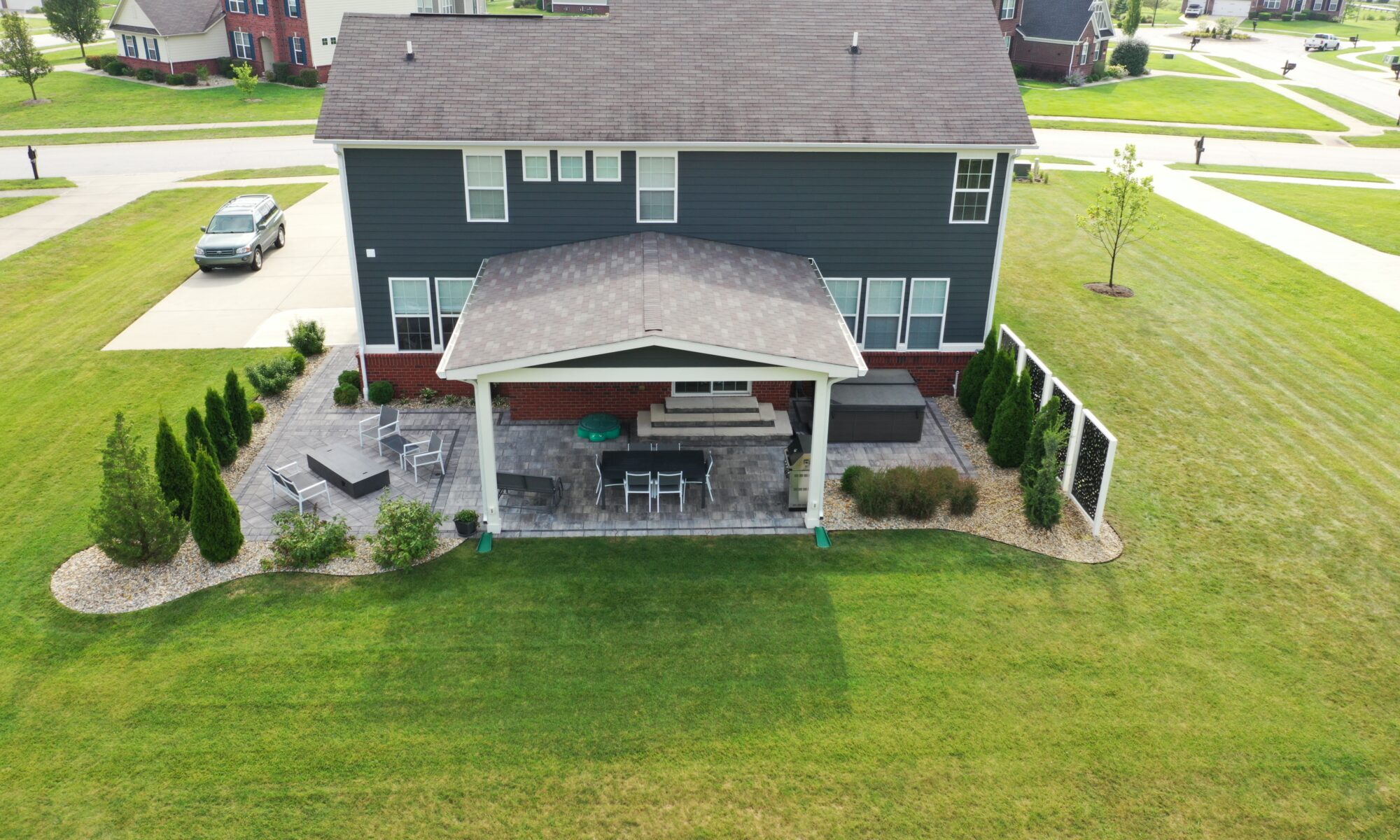 Classic Paver and Fire Pit